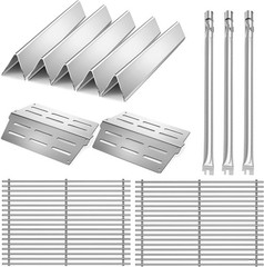 19.5″ Stainless Steel 7524 Grill Grates 7620 Flavorizer Bars Weber Genesis E330
