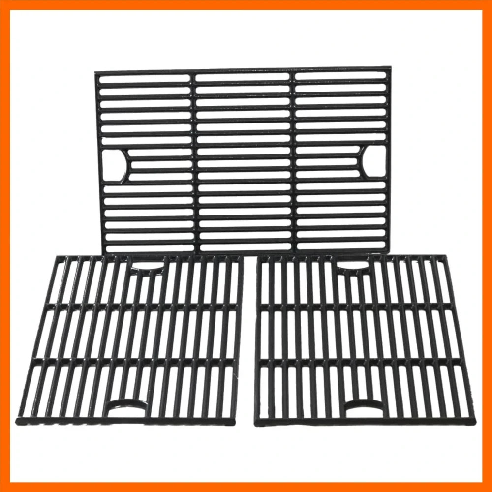 17 Inch Cast Iron Grill Grates for Nexgrill 6 Burner 720-0896 720-0896B 720-0…