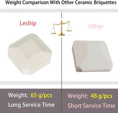 Ceramic Briquettes Replacement for Lynx L27 L30 L36 L42 L54 and Other Gas Grills