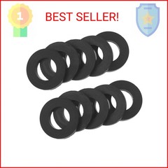 Propane Gas Adapter O-Rings, 10Pcs Propane Tank Gasket, Soft Rubber O-ring (OD.