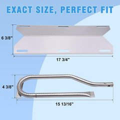 Jenn-Air Grill Parts Kit: Burners, Heat Plates, Igniters for Models 720-0336/051