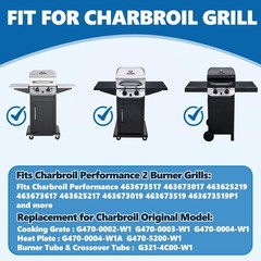 Replacement Parts Kit for Charbroil Grills – Heat Plates & Cooking Grates Set