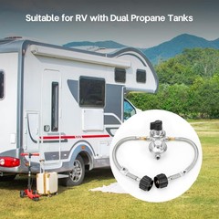 Onlyfire Rv Propane Regulator For Dual Tanks 2 Stage Auto Changeover Lp Propane