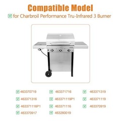 Grill Grates & Enameled Steel Emitter Plates for 3 Burner Infrared BBQ, 17×25.5