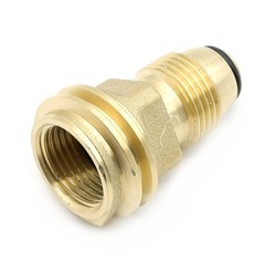 2 PACK Propane Tank Adapter Connector Converts POL LP Tank Valve to QCC1/Type…