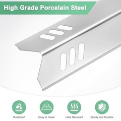 -Pack Grill Heat Plates Replacement Parts for Dyna-Glo, 15″ Stainless Steel 2