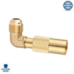 Brass Propane Elbow Adapter for Blackstone Grill | RV Gas Fitting Compact Con…