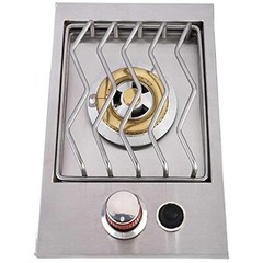 BBQ Grill Side Burner Head Replacement Parts for Single and Double Side Burne…