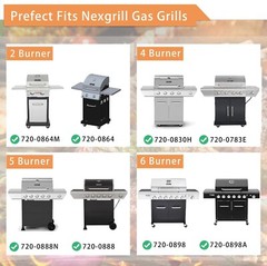 Grill for Replacement Parts Nexgrill 720-0888, 720-0888N 720-0830H 720-0830D