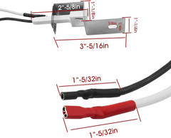 Push Button Piezo Grill Igniter Kit for Weber Q100 Q200 Gas Grill