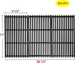 Parts Kit DC129 3-Pack 17″ Cast Iron Grates for Charbroil Commercial Tru Infr…