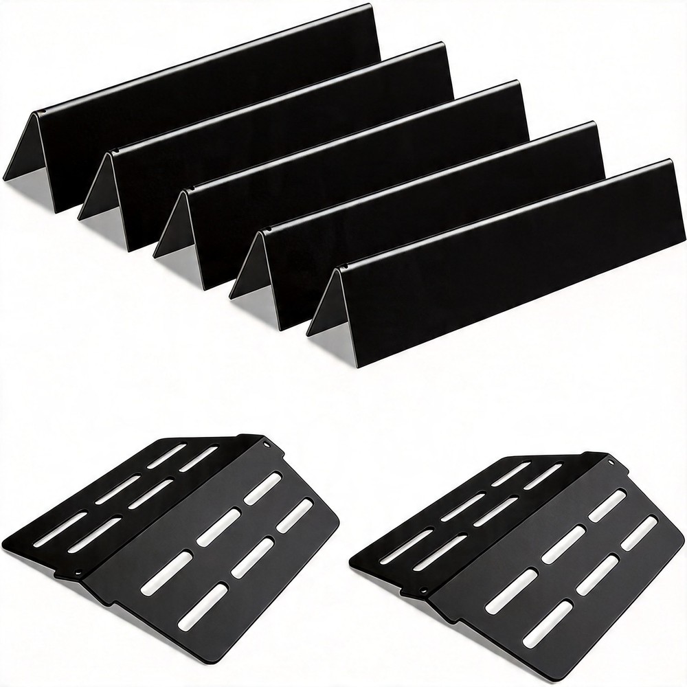 NEW Grill Parts for Weber Genesis 300, 7 Flavorizer Bars & Heat Shield US