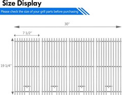 Durable Bull Grill Replacement Grates – Perfect for Angus, Outlaw & Lonestar