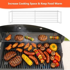 QuliMetal Stainless Warming Rack for Weber Genesis 300 2007-2016