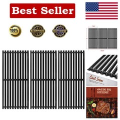 17″ Charbroil Grill Grates – Heavy-Duty, Non-Stick Cast Iron for Perfect Marks