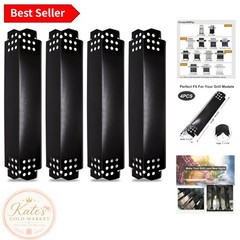 Durable Heat Shield Plates for Nexgrill – 4 Pack of Rust-Resistant Grill Parts