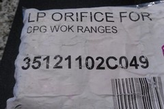 Cooking Performance Group 35121102C049 Liquid Propane Orifice for 13″ Wok Ranges