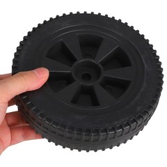 4Pcs Reusable Black Grill Replacement Wheels for Bbq Cart Smooth Swivel Casters