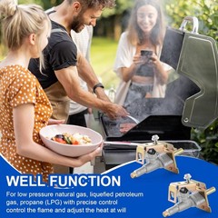 Griddle Gas Burner Control Valve Replacement for 36’’ Blackstone, Gray