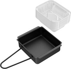 Grill Drip Pan Grease Catcher Cup & 15 Foil Liners Replacement for Nexgrill BBQ