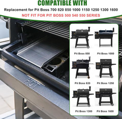 Heat Baffle Diffuser & Flame Tamer for Pit Boss 700 820 1150 Camp Chef Z Grill