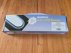 NIB charbroil gas grill stainless twin bar burner kit 17″ x 2 1/4″ by harpco