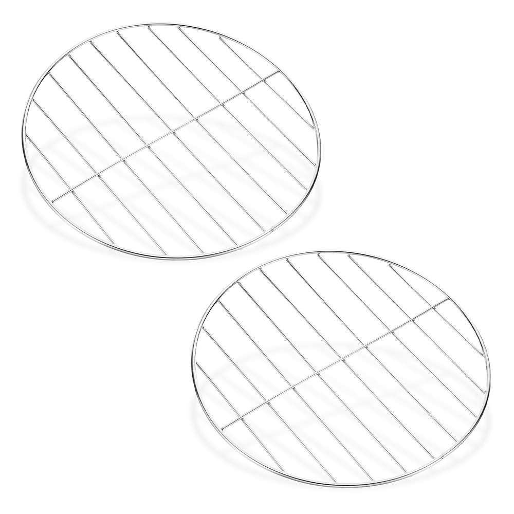 2 Pack Grill Grate Replacement, Steel Grill Grates for BBQ Parts [10.24 Inch]