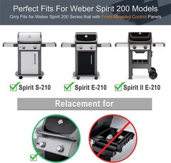 Grill Replacement Parts for Weber Spirit E210 Porcelain-Enameled Flavorizer Bars