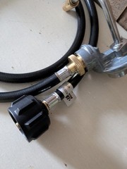 Propane Adapter Hose and Gas Grill Regulator 5 FT Fit for Blackstone 17”, 22”