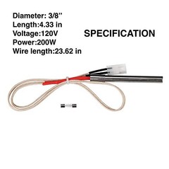 GRILLME Replacement Hot Rod Ignitor Kit for Pit Boss Pellet Grills,Hot Rod Repla