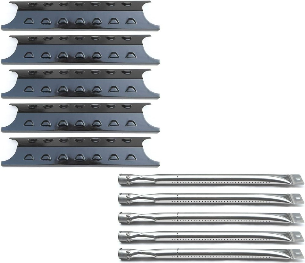 Grill Burner Heat Plate Replacement Kit for Master Forge 5 Burner Gas Grill