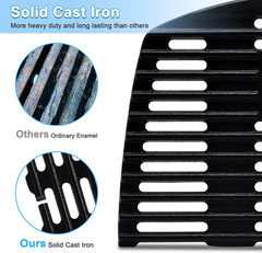 Grill Cooking Grates Grid Replacement for Weber Q100 Q120 Q140 Q1000 Q1200 Q1400