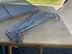 New Kenmore 146.23766310 BBQ Grill Smoker Grates Set of (3) Complete w/Brackets