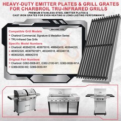 17 Inch Emitter Plates Cooking Grates Charbroil TRU-Infrared 463642316