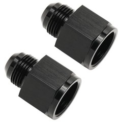 Flare Reducer Adapter Fitting Connector 12AN Female to 10AN Male Black – 2pcs
