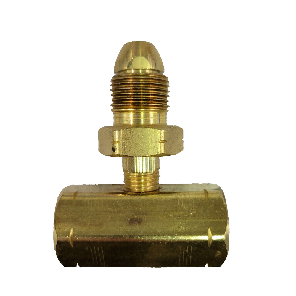 MEC ME1702B F. POL x M. Hard Nose POL (1-1/8″ Nut) Brass Tee Block Manifold