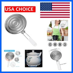 Heat Diffuser Flame Reducer Simmer Plate,Stainless Steel Heat Diffuser for Ga…