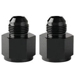 Flare Reducer Adapter Fitting Connector 12AN Female to 10AN Male Black – 2pcs