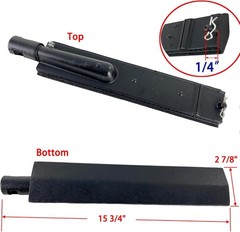 4-Pack Cast Iron Burners for BBQ Grills – Perfect Fit for Charbroil Models