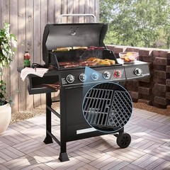 3pcs Cast Iron Grill Grates Replacement for Dyna Glo 4 Burner BBQ Grills