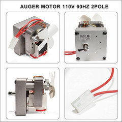 Replacement BBQ Auger Motor, Universal Feeding Gear for Pit Boss and Traeger Pel