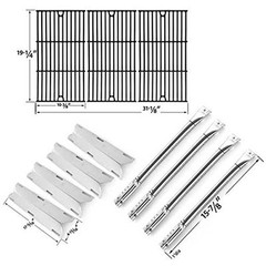 Stainless Burner Charmglow 720-0536, Heat Plate, Porcelain Cast Cooking Grid,kit