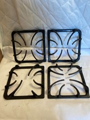 Stove Grates Replacement Gas Range Cast Iron Burner Grate Set 4 Pack 8.75″W Squa