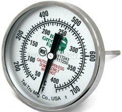 Big Green Egg 117250 Temperature Gauge, 3 inch Dial