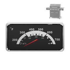 3.6″ Grill Thermometers Guage for Nexgrill 720-0830A 720-0898 720-0882A