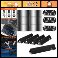 18.75” Grill Grates & Flavorizer Bars for Genesis II 300 E310 E315 Grills