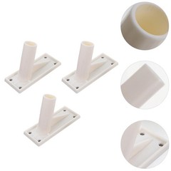 3pcs Flag Pole Holder Wall Mount Flag Stand Flag Pole Mounting Bracket Adhesi…