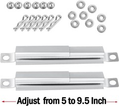4 Pack Stainless Steel Grill Carryover Tubes for Charbroil & Nexgrill