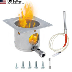 Fire Burn Pot and Hot Rod Ignitor Kit for Traeger Pit Boss Pellet Grill Parts