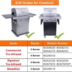 Grill Grate Replacement 17 Inch Emitter Stainless Steel Charbroil G362-2100-W1